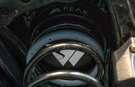 Peak rear spring spacer for 2024 Tacoma close-up view