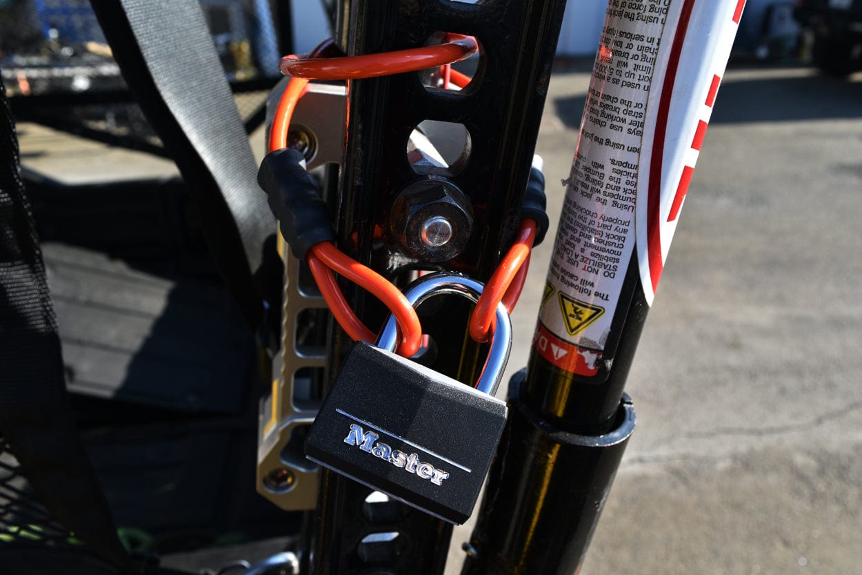 Agency6.com Off Road Adventure Agency 6™ Adventure Equipment Cable Lock Kit - (Orange)