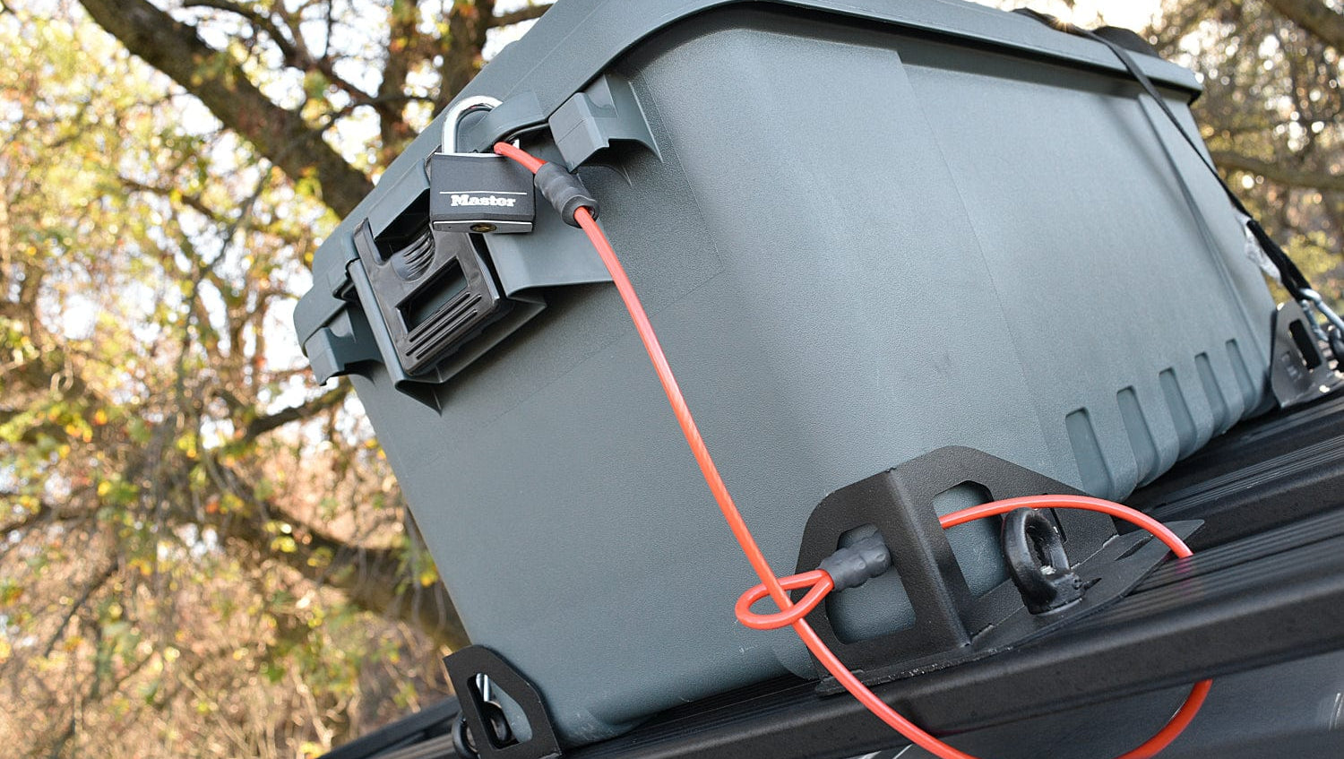 Agency6.com Off Road Adventure Agency 6™ Adventure Equipment Cable Lock Kit - (Orange)