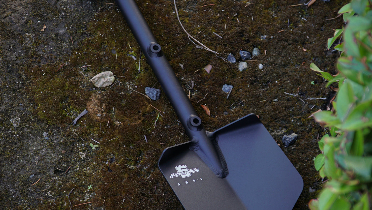Agency6.com Off Road Adventure Agency 6™ Adventure Mini Shovel (AMS-1) - BLACK