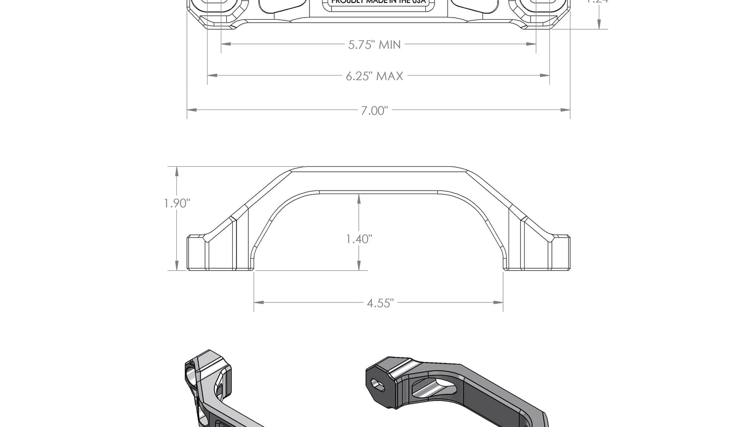 Agency6.com Off Road Adventure Agency 6™ Billet Grab Handles - Pair