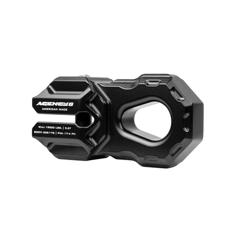 Agency6.com Off Road Adventure Agency 6™ Billet Winch Shackle - Black