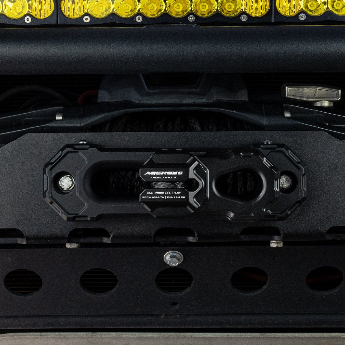 Agency6.com Off Road Adventure Agency 6™ Billet Winch Shackle - Black