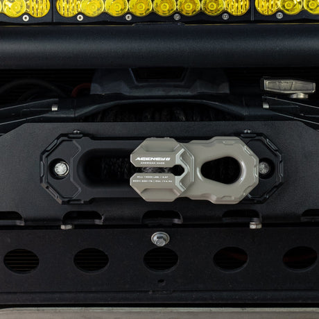 Agency6.com Off Road Adventure Agency 6™ Billet Winch Shackle - Earth Grey