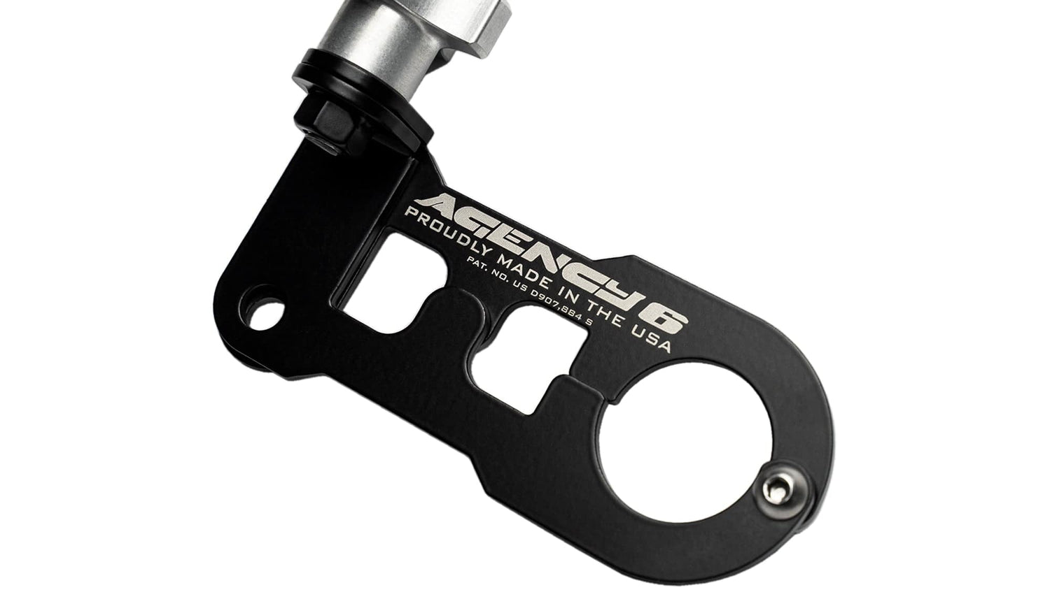 Agency6.com Off Road Adventure Agency 6™ Jack Handle Keeper for Hi-Lift Jacks - (Black Powder Coat)