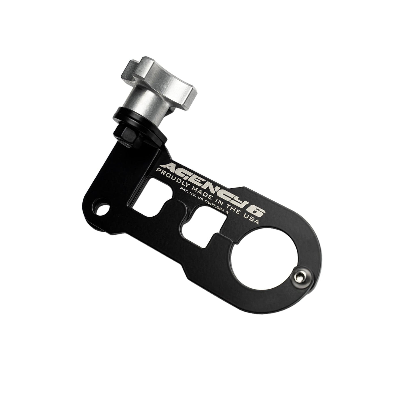 Agency6.com Off Road Adventure Agency 6™ Jack Handle Keeper for Hi-Lift Jacks - (Black Powder Coat)