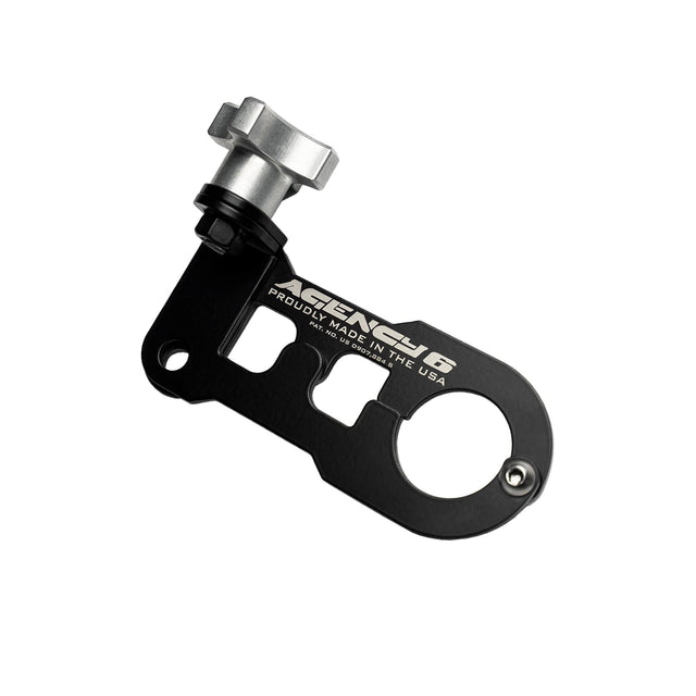 Agency6.com Off Road Adventure Agency 6™ Jack Handle Keeper for Hi-Lift Jacks - (Black Powder Coat)