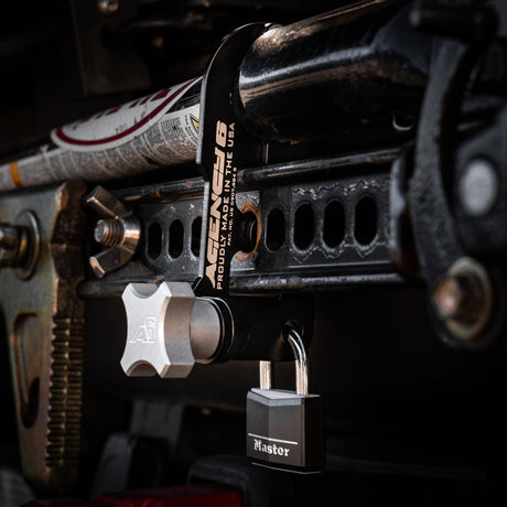 Agency6.com Off Road Adventure Agency 6™ Jack Handle Keeper for Hi-Lift Jacks - (Black Powder Coat)