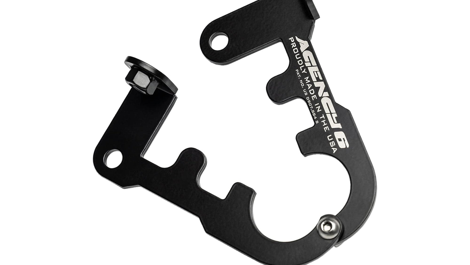 Agency6.com Off Road Adventure Agency 6™ Jack Handle Keeper for Hi-Lift Jacks - (Black Powder Coat)