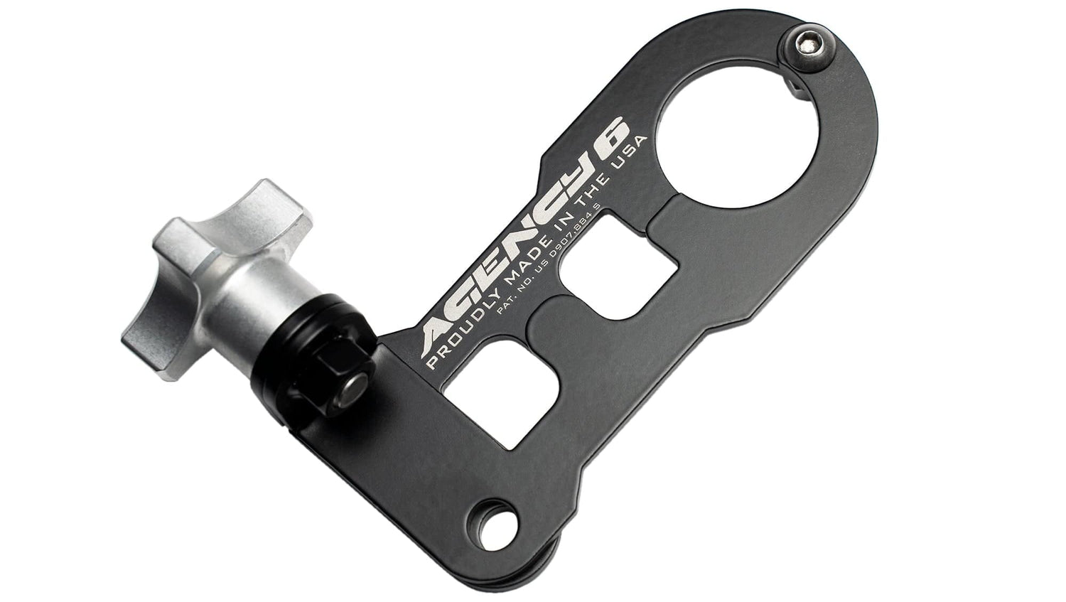 Agency6.com Off Road Adventure Agency 6™ Jack Handle Keeper for Hi-Lift Jacks - (Black Powder Coat)