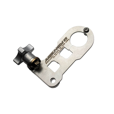 Agency6.com Off Road Adventure Agency 6™ Jack Handle Keeper for Hi-Lift Jacks - Stainless Steel (RAW)
