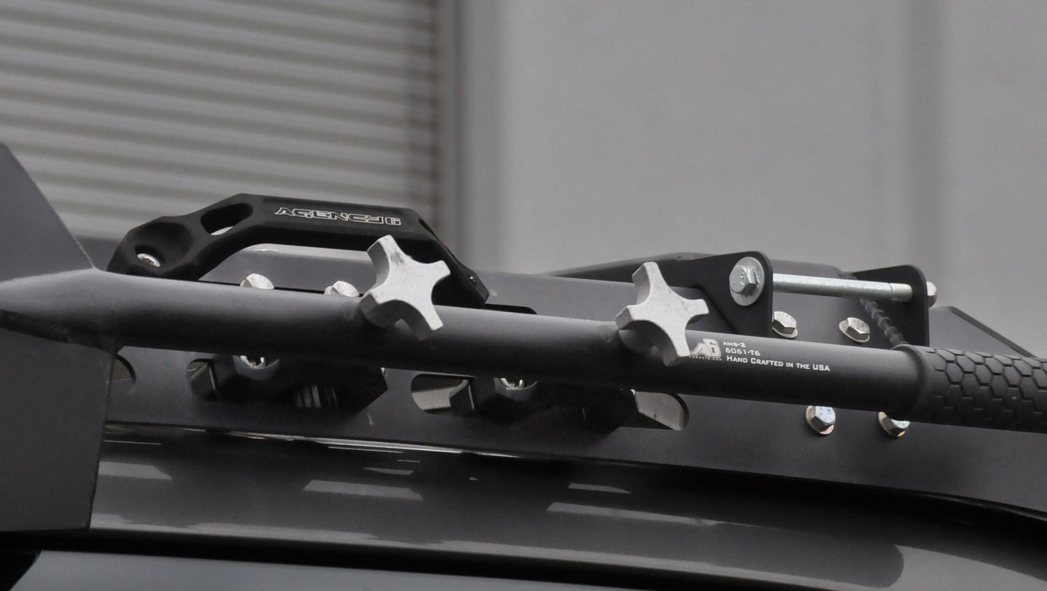 Agency6.com Off Road Adventure Agency 6™ LONG SHOVEL - POWDER COAT BLACK