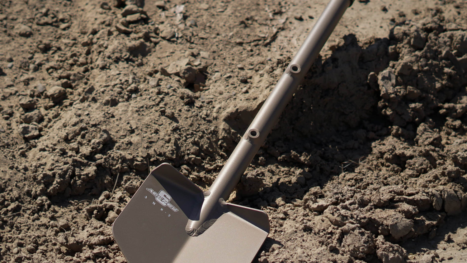 Agency6.com Off Road Adventure Agency 6™ Long Shovel - Powder Coat FLAT DARK EARTH (FDE)