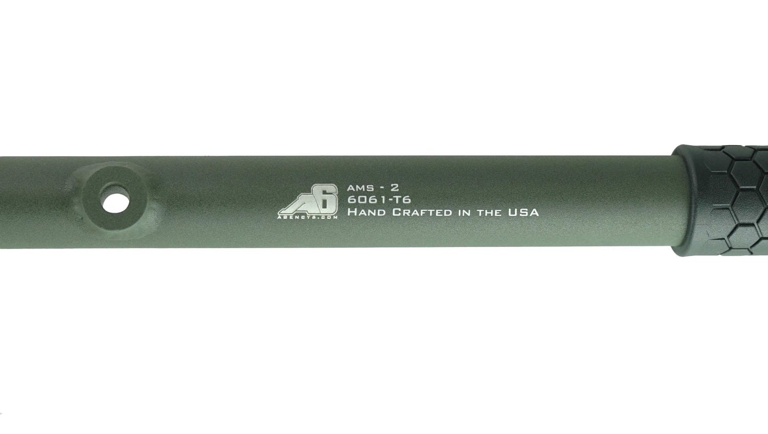 Agency6.com Off Road Adventure Agency 6™ Long Shovel - Powder Coat OD Green Texture