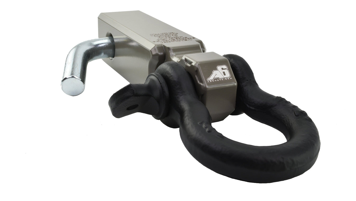 Agency6.com Off Road Adventure Agency 6™ Shackle Block 1.25" Assembly - Earth Grey