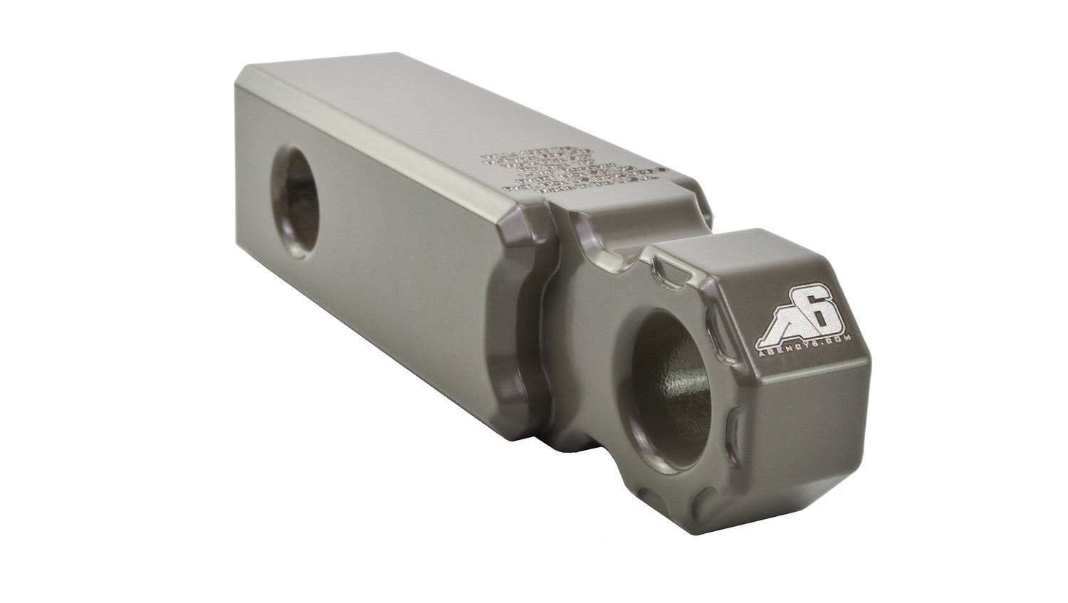 Agency6.com Off Road Adventure Agency 6™ Shackle Block 1.25" Assembly - Earth Grey