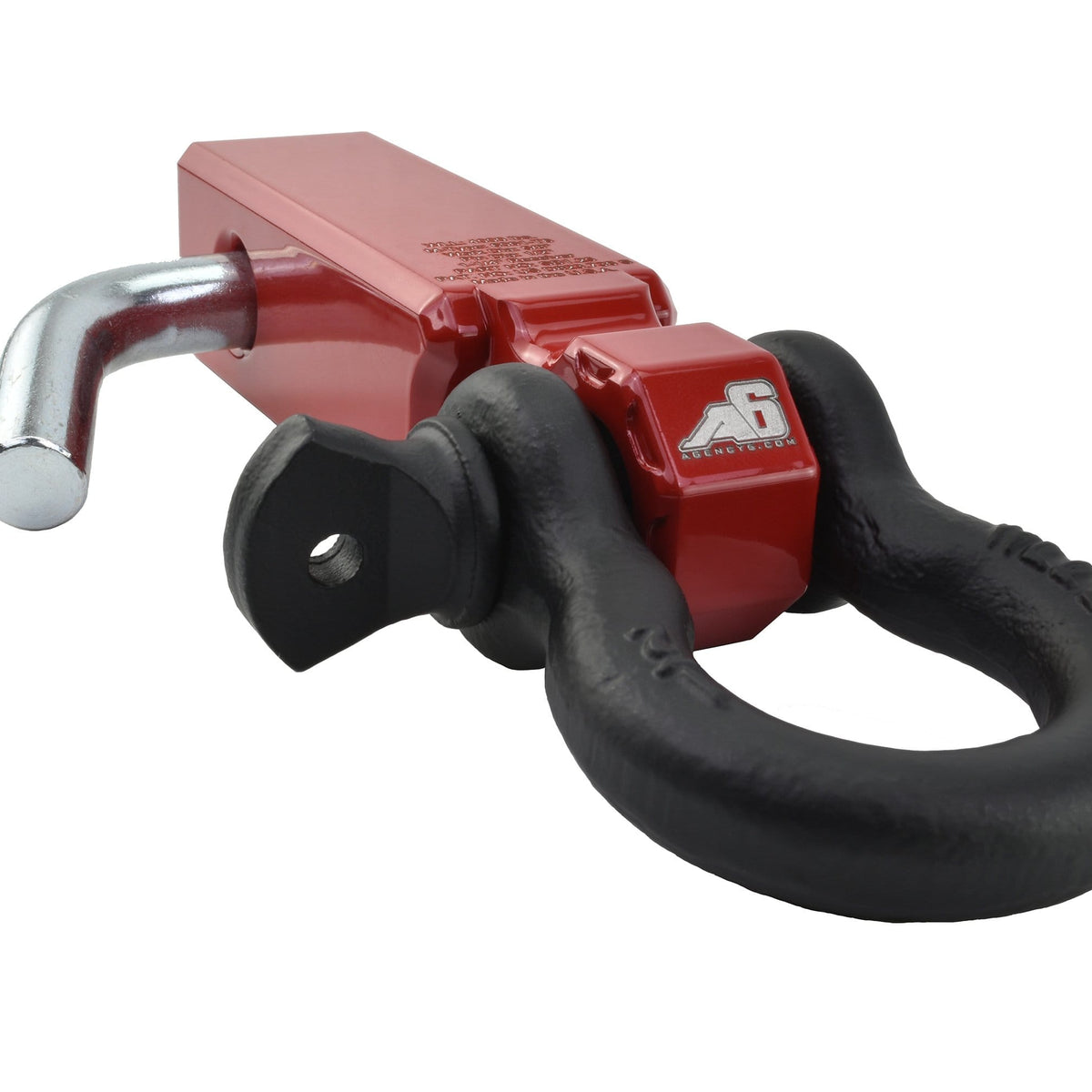 Agency 6™ Shackle Block 1.25" Assembly - Red – TacomaForce