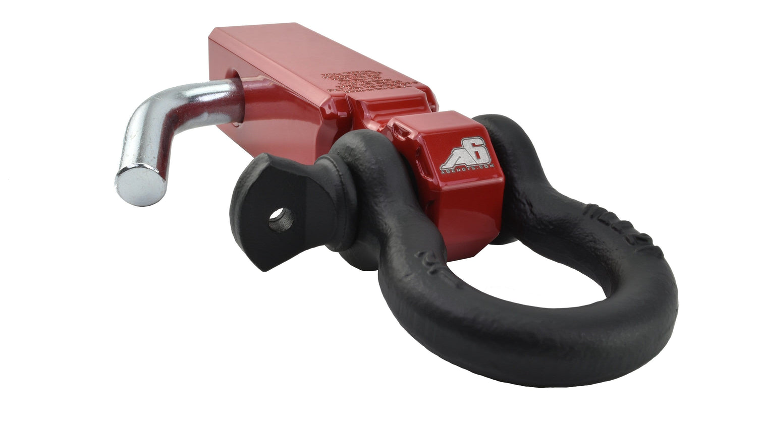 Agency6.com Off Road Adventure Agency 6™ Shackle Block 1.25" Assembly - Red