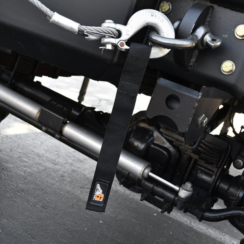 Agency6.com Off Road Adventure Agency 6™ WINCH HOOK Pull Strap - 1.5 inch wide