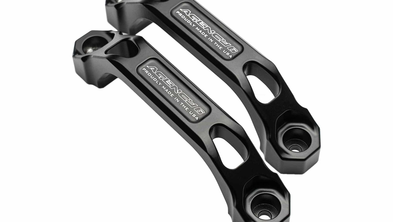 Agency6.com Off Road Adventure Black Agency 6™ Billet Grab Handles - Pair