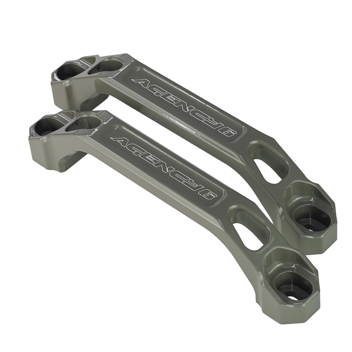 Agency6.com Off Road Adventure Earth Grey Agency 6™ Billet Grab Handles - Pair