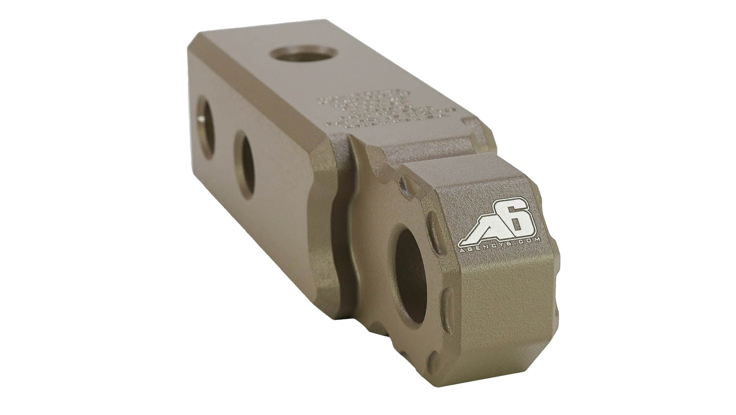 Agency6.com Off Road Adventure Flat Dark Earth Agency 6™ Shackle Block 2"