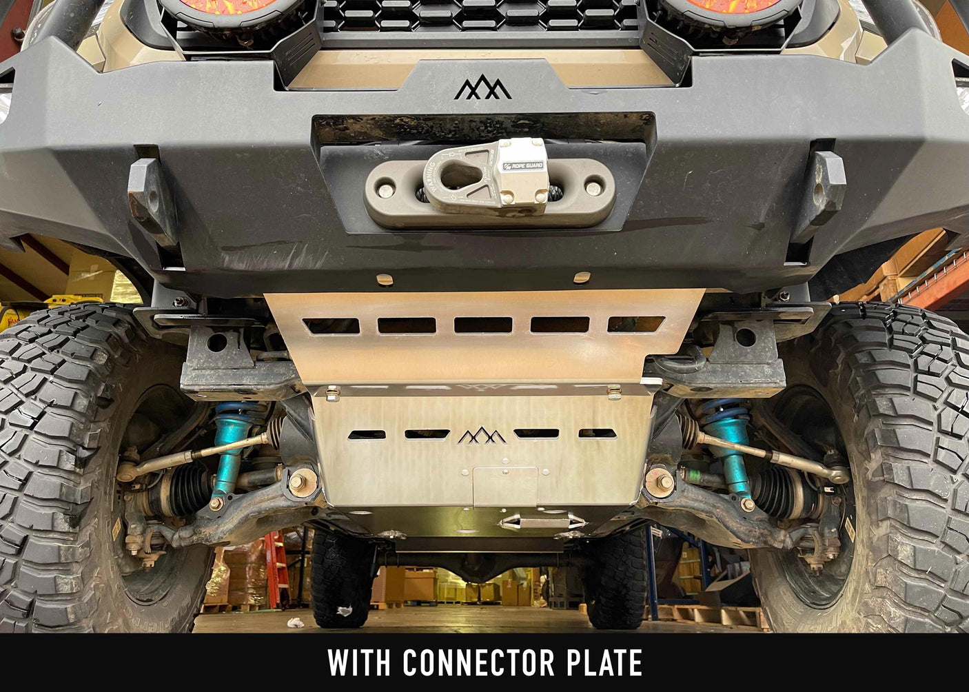 Backwoods Adventure Mods Skid Plate Toyota Tacoma (2005-2023) Aluminum Connector Skid Plate