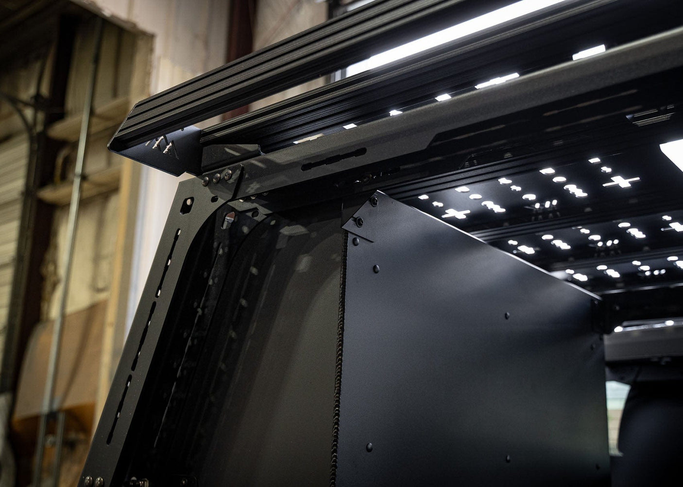 Backwoods Adventure Mods Storage Aluminum Bed Rack Storage Box - Toyota Tacoma