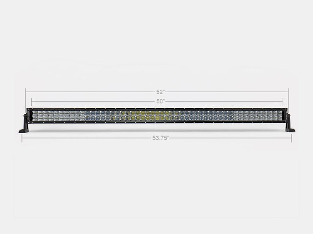Cali Raised LED 52" CURVED 5D Dual Row 5D Optic OSRAM LED Bar - Combo