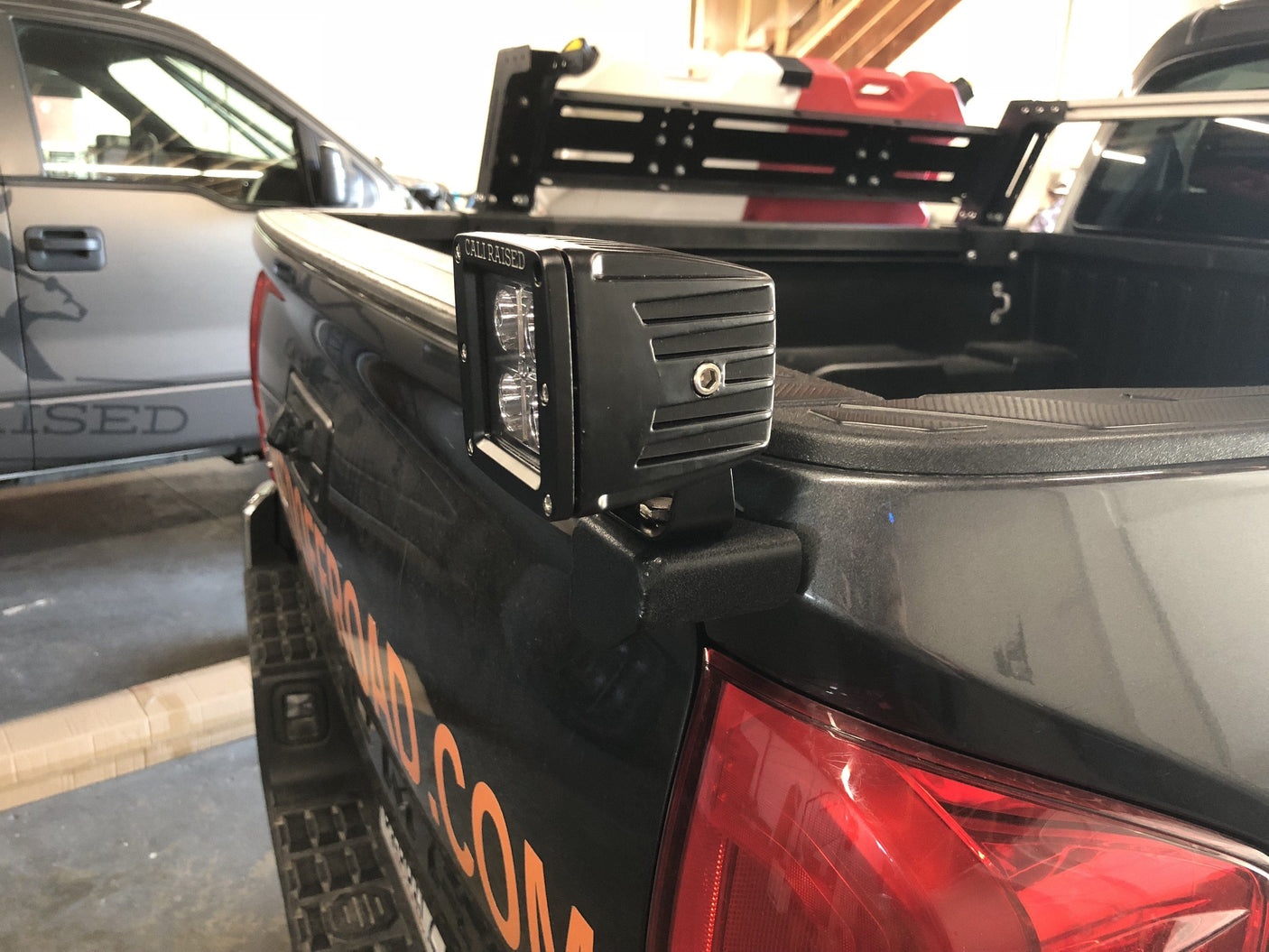 Cali Raised LED Bed Accessories/MOLLE Bed Accessory Mount For 2016-2023 Toyota Tacoma