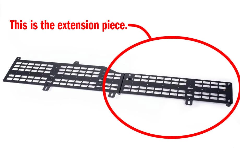 Cali Raised LED Bed Accessories/MOLLE BED MOLLE EXTENSIONS For 2005-2023 Toyota Tacoma