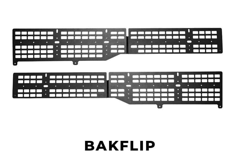 Cali Raised LED Bed Accessories/MOLLE Full Panel - Driver BED MOLLE SYSTEM BAKflip For 2005-2023 Toyota Tacoma