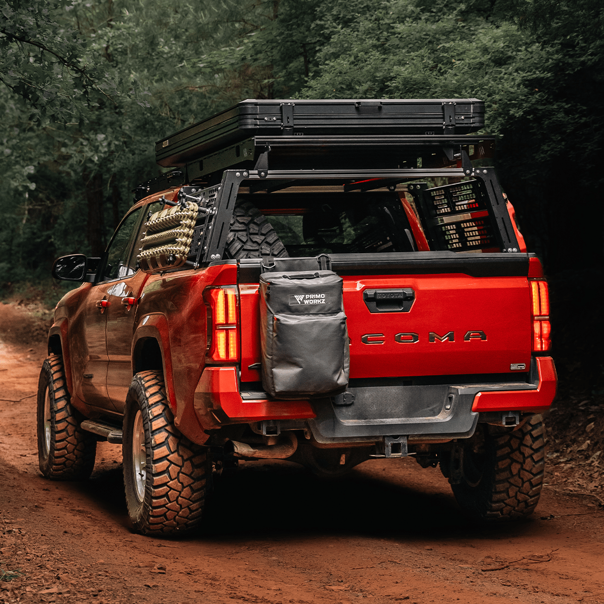 Cali Raised LED Bed Rack Roof Rack For 2005-2025 Toyota Tacoma