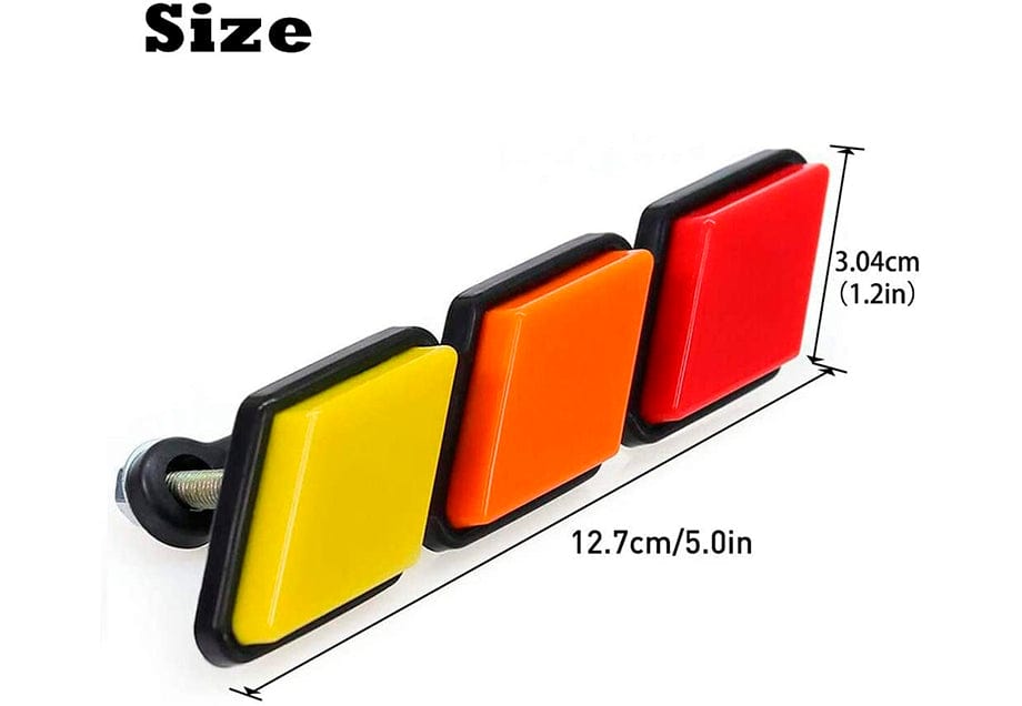 Cali Raised LED Exterior Accessories 4Runner, Tacoma, Tundra, Tri-Color Badge Emblem Decoration