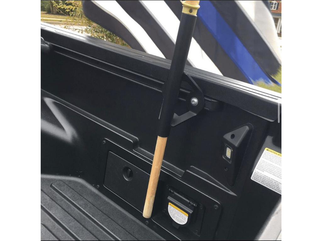 Cali Raised LED Exterior Accessories BED RAIL FLAG POLE MOUNT For Toyota Tacoma & Tundra