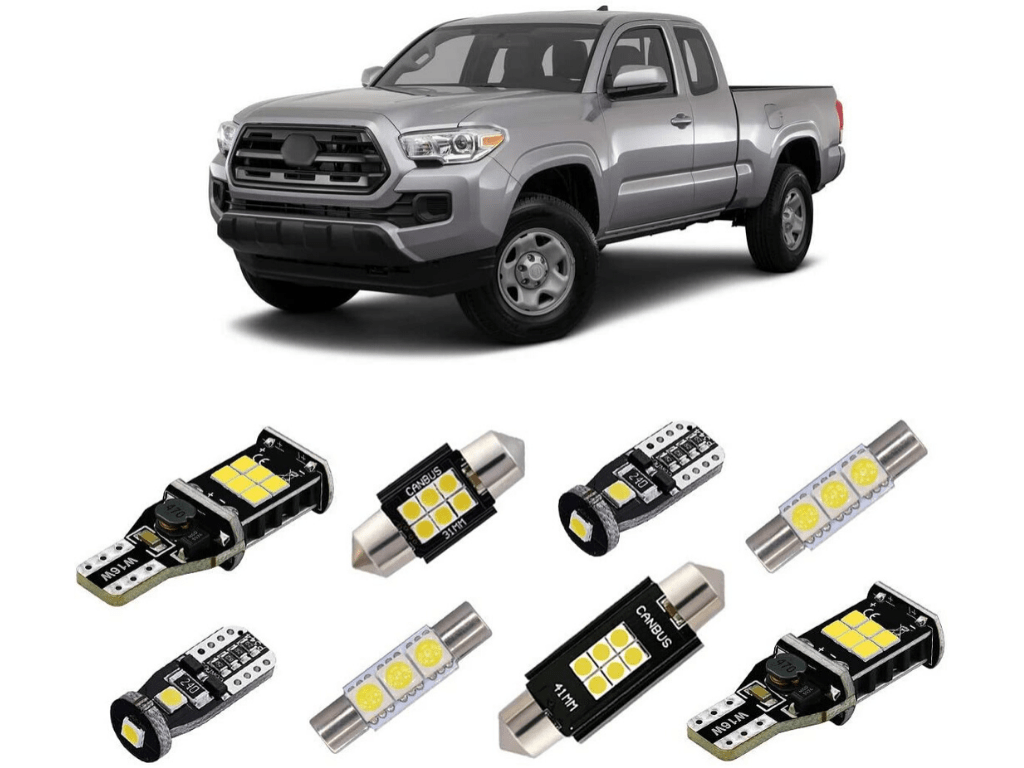 Cali Raised LED Interior Accessories 9-Piece Interior LED Light Kit For 2016-2023 Toyota Tacoma