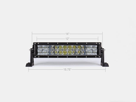 Cali Raised LED LED Light Bars 14" Dual Row 5D Optic OSRAM LED Bar