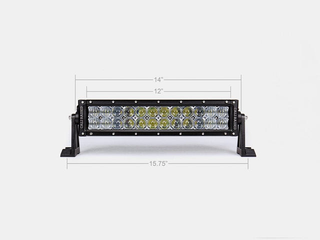 Cali Raised LED LED Light Bars 14" Dual Row 5D Optic OSRAM LED Bar