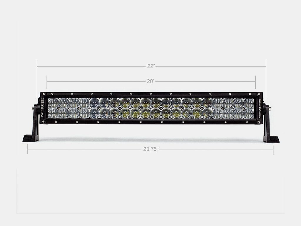 Cali Raised LED LED Light Bars 22" Dual Row 5D Optic OSRAM LED Bar