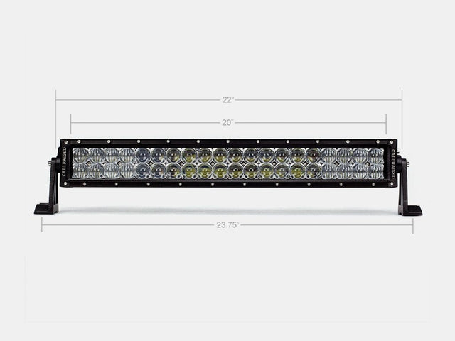 Cali Raised LED LED Light Bars 22" Dual Row 5D Optic OSRAM LED Bar