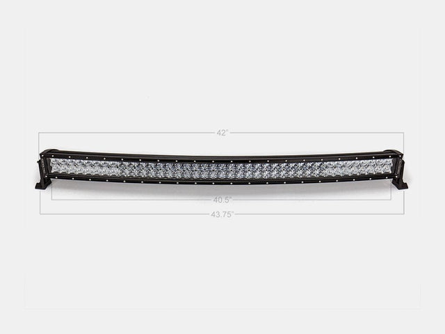 Cali Raised LED LED Light Bars 42" Curved Dual Row 5D Optic OSRAM LED Bar