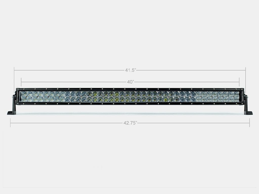 Cali Raised LED LED Light Bars 42" Dual Row 5D Optic OSRAM LED Bar