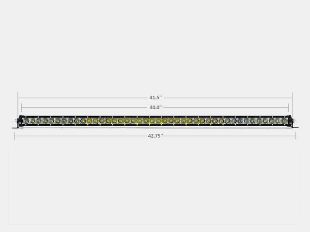 Cali Raised LED LED Light Bars 42" Slim Single Row LED Bar