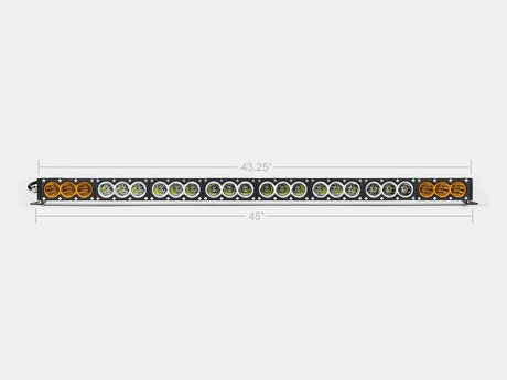 Cali Raised LED LED Light Bars 43" Amber/White Dual Function LED Bar