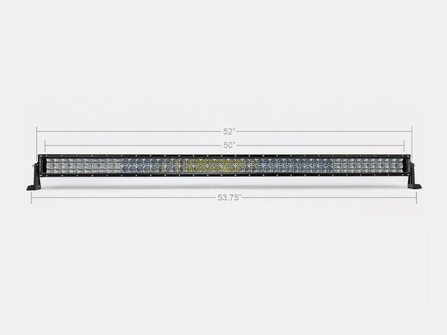 Cali Raised LED LED Light Bars 52" Dual Row 5D Optic OSRAM LED Bar