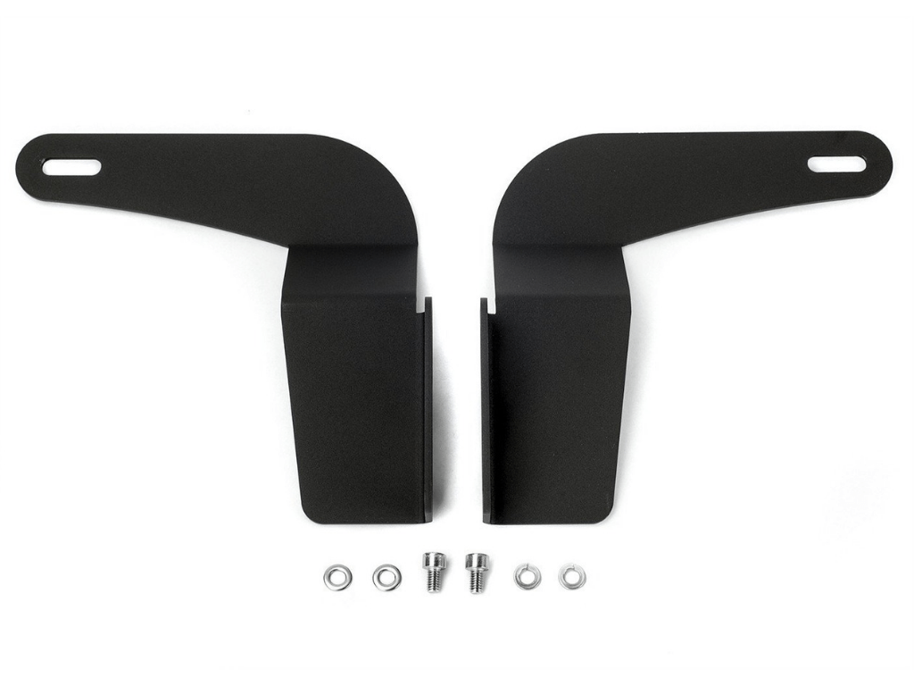 Cali Raised LED LED Light Mount Kits 32" Lower Bumper Flush LED Light Bar Brackets Kit For 2005-2015 Toyota Tacoma