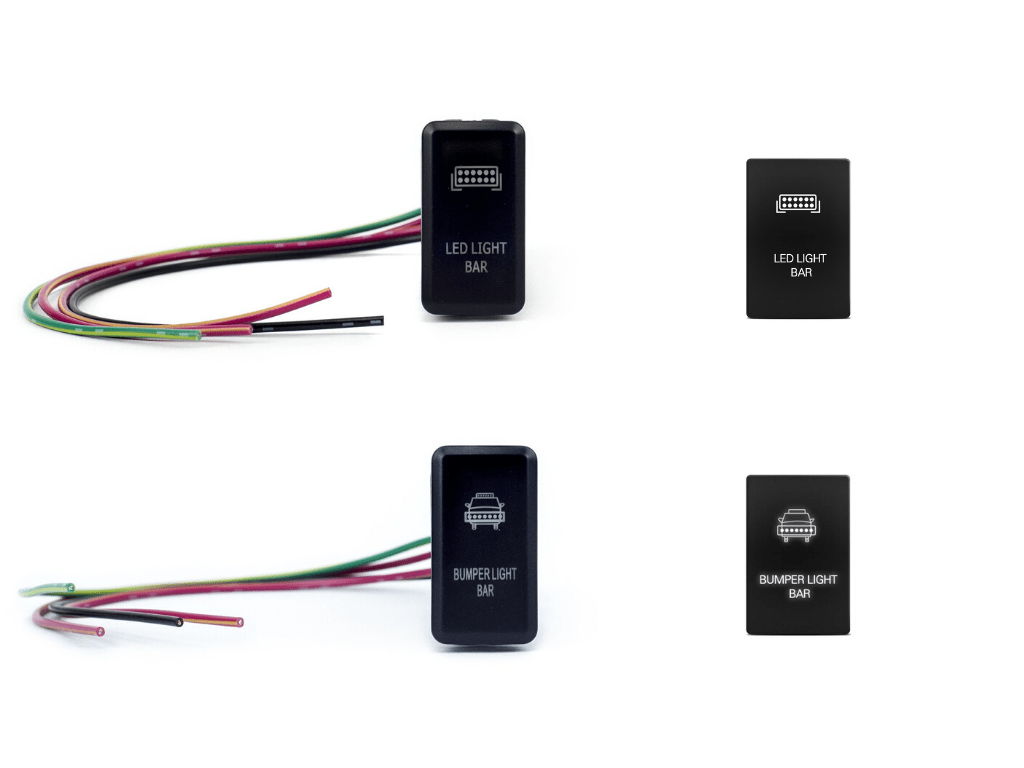 Cali Raised LED LED Light Mount Kits 32" Upper Grille LED Light Bar Brackets Kit For 2016-2023 Toyota Tacoma