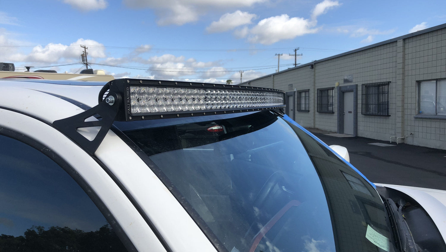 Cali Raised LED LED Light Mount Kits 52" Curved LED Light Bar Roof Brackets Kit For 2005-2023 Toyota Tacoma