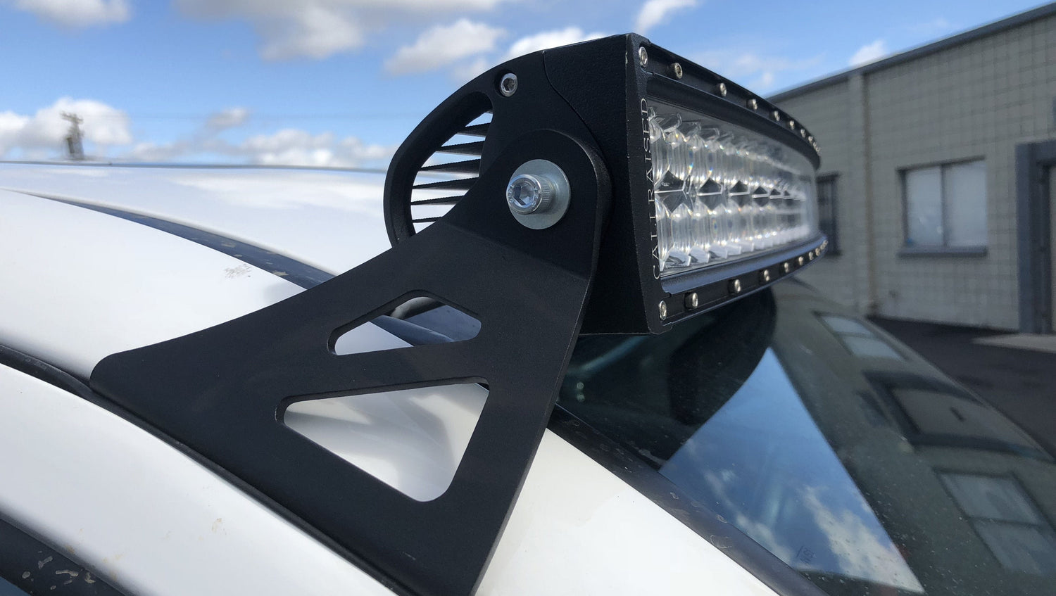 Cali Raised LED LED Light Mount Kits 52" Curved LED Light Bar Roof Brackets Kit For 2005-2023 Toyota Tacoma