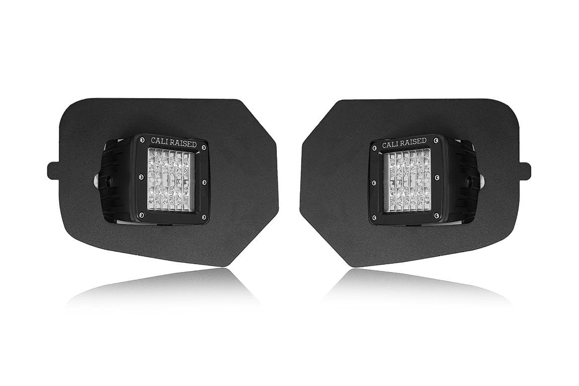 Cali Raised LED LED Light Mount Kits LED Fog Light Pod Replacements Brackets Kit For 2016-2023 Toyota Tacoma